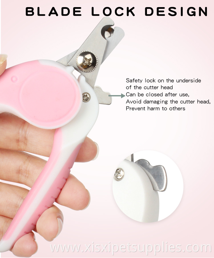 Factory Wholesale Dog Nail Cutter Pet Dog Cat Nail Clipper With Safety Guard